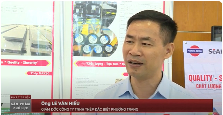 Thép Phương Trang tại Hội chợ sản phẩm công nghiệp chủ lực Hà Nội 2023
