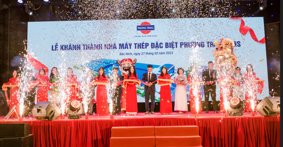 Thư cảm ơn Quý Khách Hàng - Quý Đối Tác nhân dịp khánh thành nhà máy Thép Đặc Biệt Phương Trang TMS - KCN Thuận Thành 2 - Bắc Ninh